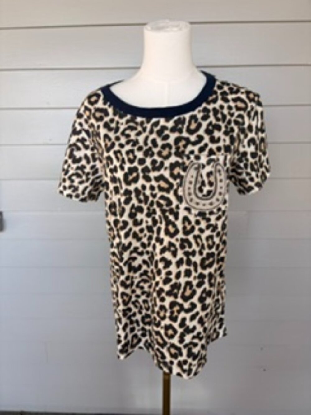 RODEO QUINCY Lucky Lizzy Leopard Tee